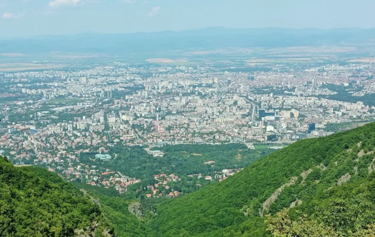 Гледка към София от Витоша